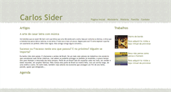 Desktop Screenshot of carlossider.com.br