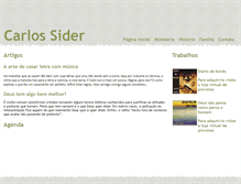 Tablet Screenshot of carlossider.com.br